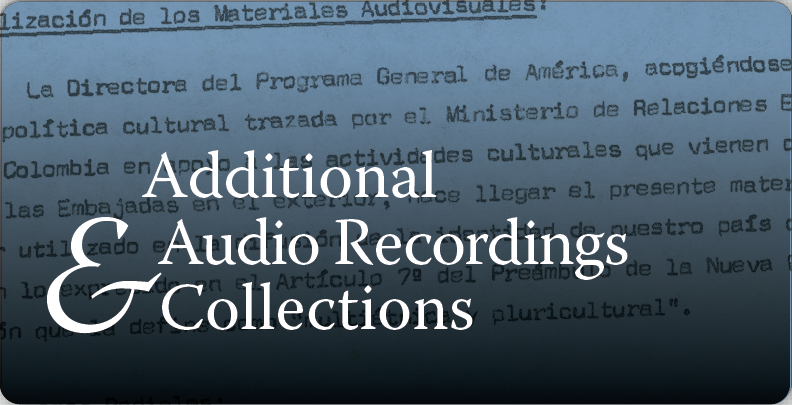 additional collections and audios